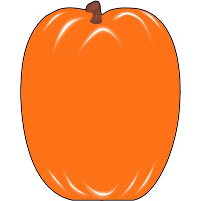 Shapes Etc Notepads, Large, Pumpkin