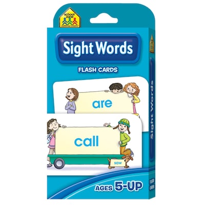 School Zone® Interactive® Sight Words Flash Cards, Word Recognition