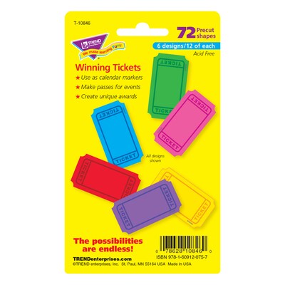 Trend® Mini Bulletin Board Sets, Winning Tickets