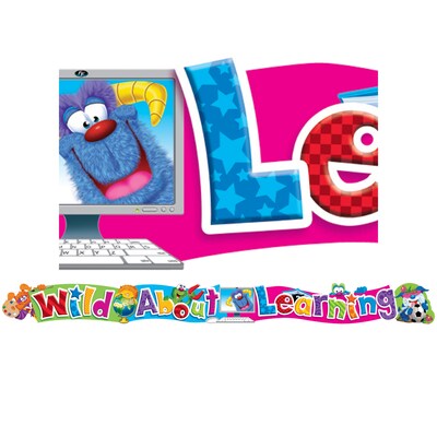 Trend® Quotable Expressions® Banners, Furry Friends™ Wild About Learning