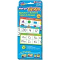 Trend Enterprises® Wipe-Off® Bingo Card, Alphabet, Numbers, Colors & Shapes, 3/Pack