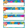 Trend Enterprises® Desk Toppers® Prek - 3rd Name Plate Variety Pack, Sea Buddies, 32/Pack