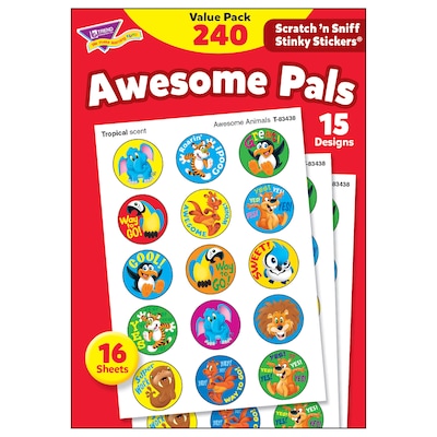 UPC 078628839142 product image for Trend Enterprises Awesome Pals Stinky Stickers Value Pack, 240 Count (T-83914) | | upcitemdb.com