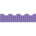 Trend Enterprises® Toddler - 12th Grade Terrific Trimmer, Purple Polka Dots, 12/Pack