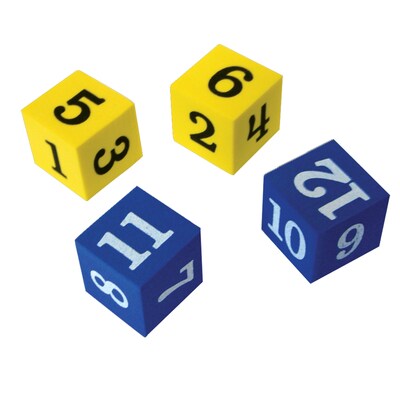 Foam Numbered Dice