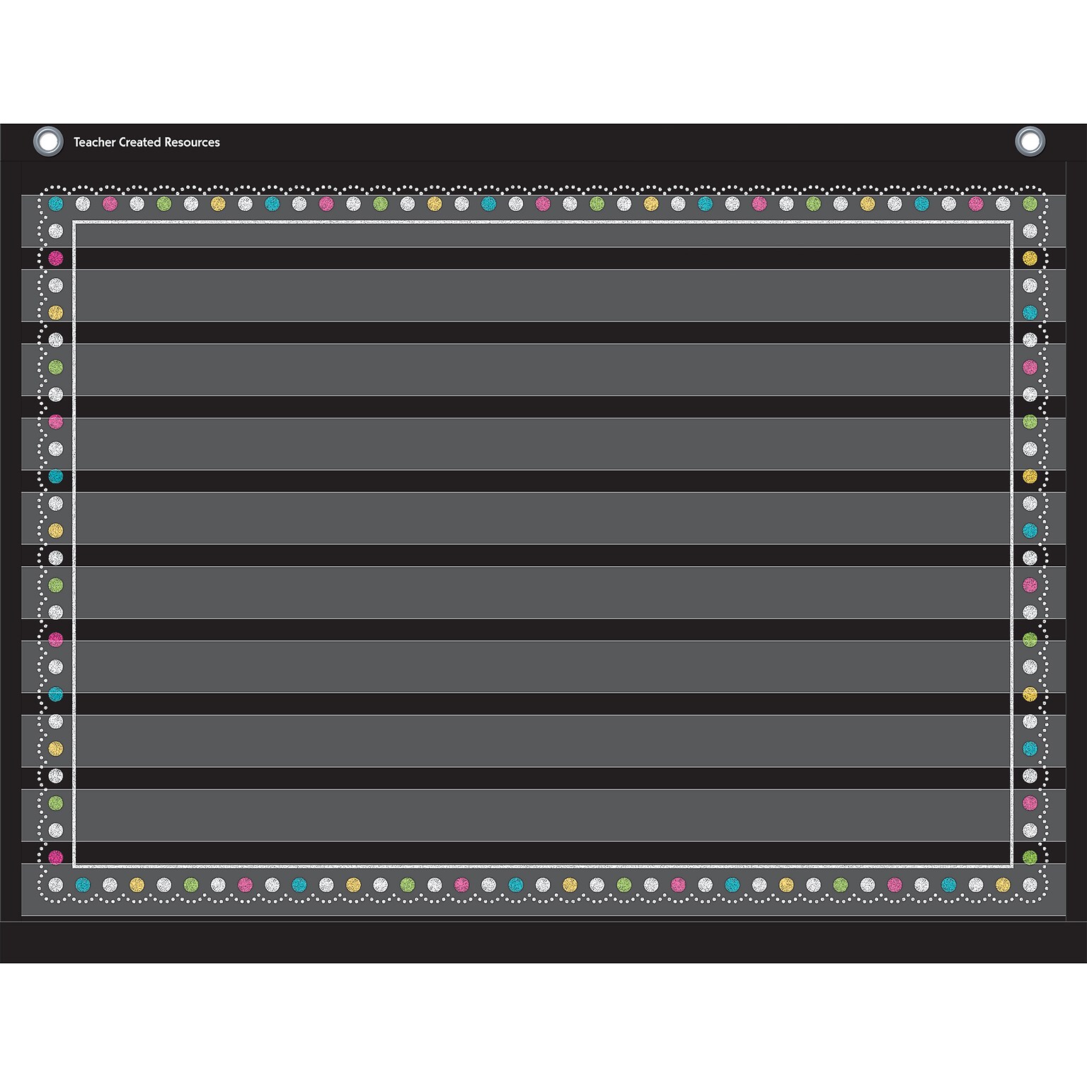 Teacher Created Resources 10 Pocket Pocket Chart, Chalkboard Brights (TCR20774)