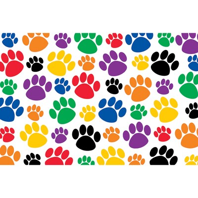 Teacher Created Resources Colorful Paw Prints Postcards, 30/pkg (TCR4799)