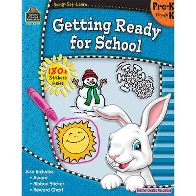 Teacher Created Resources Ready-Set-Learn, Getting Ready For School, PreK-K
