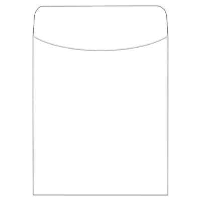 Top Notch Teacher Products® Brite Pockets, Bright White, Pack of 500 (TOP409)
