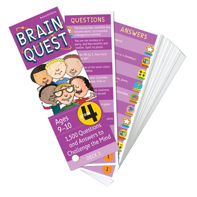 Workman Publishing Brain Quest Book, Grades 4th, 2 Pack/Bundle (WP-16654)