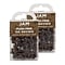 JAM Paper® Colored Pushpins, Chocolate Brown Push Pins, 2 Packs of 100 (222419049A)