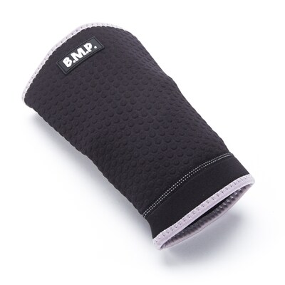 Black Mountain Products Extra Thick Warming Elbow Brace-Elbow Compression Sleeve, Black, Large