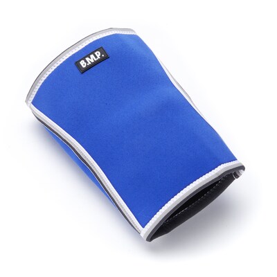 Black Mountain Products Extra Thick Warming Thigh Brace-Thigh Compression Sleeve, Blue, Large
