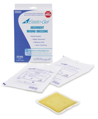 Southwest Technologies Inc  Wound Dressing, 4 x 4, No Tape, 5/Pack (DR8000)