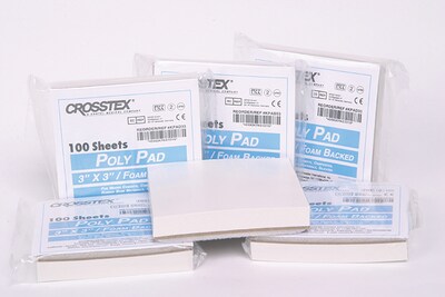 Crosstex International Poly Coated Mixing Pad, 3 x 6, 6/Pack (KPAD36)