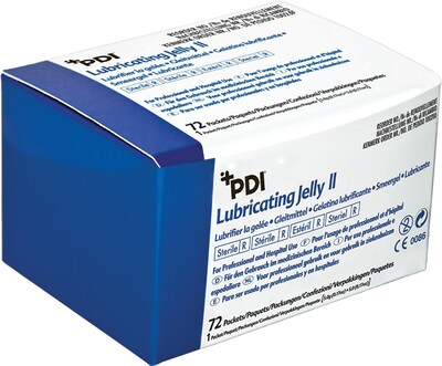 PDI® Lubricating Jelly, Sterile, 2.7 gm/pk, 12 Box/Case (T00137)
