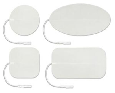 Axelgaard ValuTrode Foam Electrode, White Foam Top, 2" x 2" Square, 4/Pack, 10 Pack/Bag (090166) (CFF202)