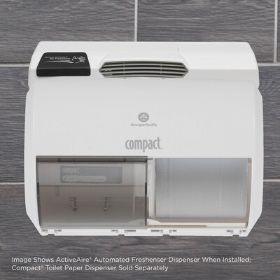 ActiveAire® Freshener Dispenser for Compact® Toilet Paper Dispenser by GP PRO, White, 3.50”W x 2.125”D x 10.25”H (56760)
