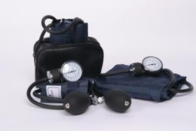 American Diagnostic Corp Aneroid Sphygmomanometer, Large Adult, Navy, Latex Free (776XZ)
