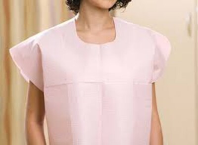 Graham Medical Exam Gown, 30" x 42", Mauve, 50/Case (223)