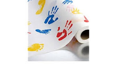 Graham Medical Tiny Tracks® Table Paper, 14½" X 125 ft, Crepe, 12/Case (37239)