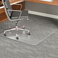 Deflecto ExecuMat® 60x60 Vinyl Chair Mat for Carpet, Square, Clear (DEFCM17233)