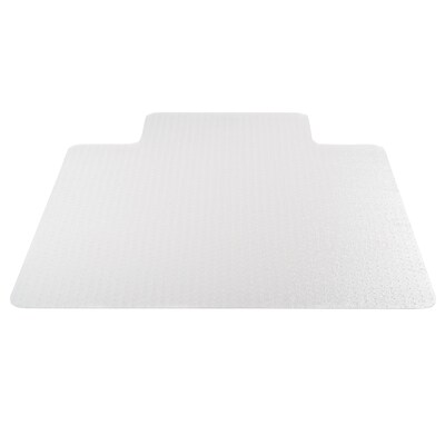 Deflect-O EconoMat Carpet Chair Mat with Lip, 36" x 48'', Low-Pile, Clear (CM11112)