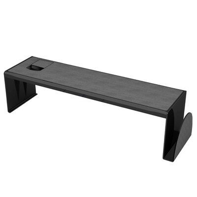 Deflecto Heavy Duty Plastic Desktop Shelf, Black (DEF39404)