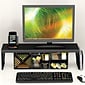 Deflecto Heavy Duty Plastic Desktop Shelf, Black (DEF39404)
