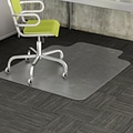 Deflect-O Carpet Chair Mat with Lip, 36 x 48, Low-Pile, Clear (DEFCM13113COM)