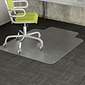 Deflect-O 48''x36'' Vinyl Chair Mat for Carpet, Rectangular w/Lip (DEFCM13113COM)