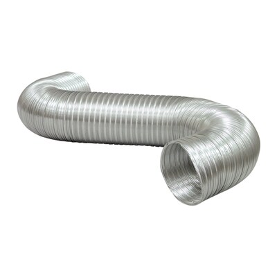 Deflecto A058/5 Semi-rigid Flexible Aluminum Duct (5 Dia X 8ft)