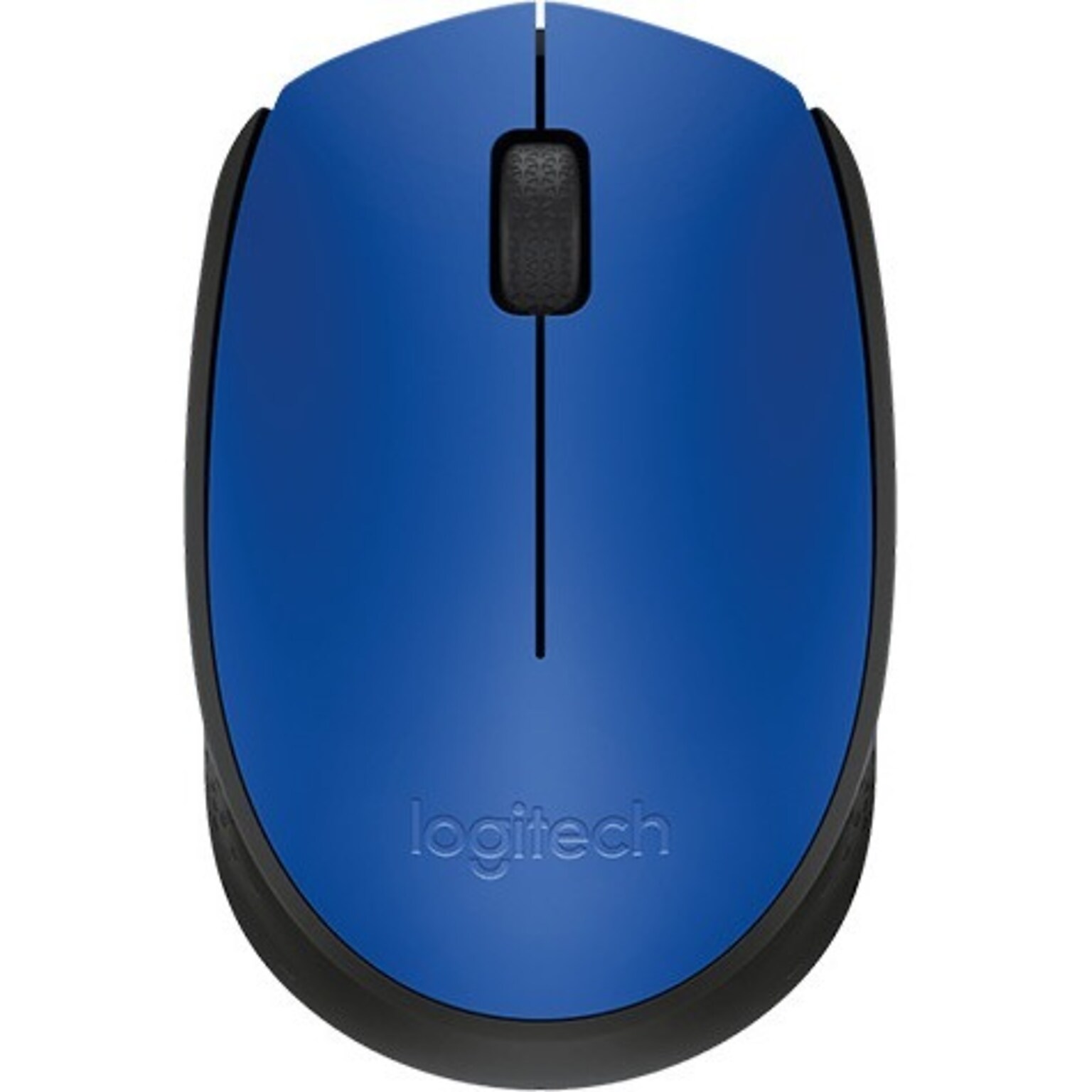 Logitech M170 Wireless Ambidextrous Optical Mouse, Blue (910-004800)
