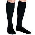 Curad® 15-20mmHg Knee High Cushioned Compression Socks, Black, E Size, Regular Length, Each