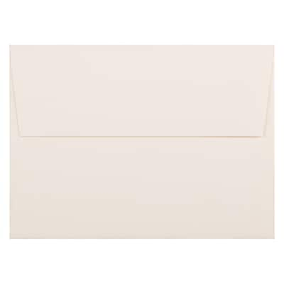 JAM Paper A6 Strathmore Invitation Envelopes, 4.75 x 6.5, Natural White Wove, 50/Pack (30243I)