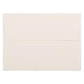 JAM Paper A6 Strathmore Invitation Envelopes, 4.75 x 6.5, Natural White Wove, 50/Pack (30243I)