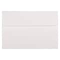 JAM Paper® A8 Strathmore Invitation Envelopes, 5.5 x 8.125, Bright White Laid, Bulk 1000/Carton (33028B)