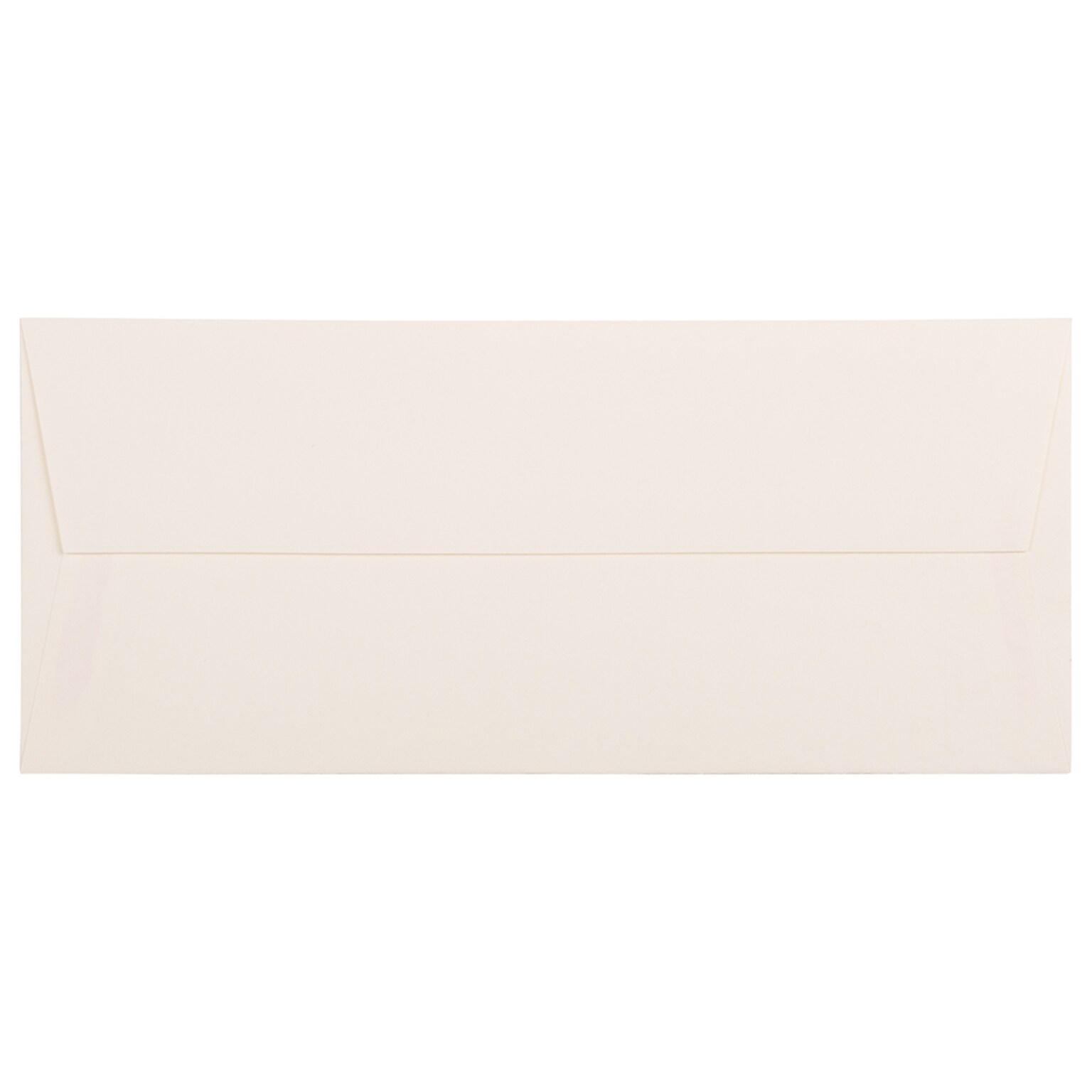 JAM Paper Strathmore #10 Business Envelope, 4 1/8 x 9 1/2, Natural White Wove, 25/Pack (34992)