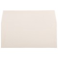JAM Paper Strathmore Open End #10 Business Envelope, 4 1/8 x 9 1/2, Natural White Wove, 500/Pack (