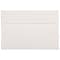 JAM Paper A8 Strathmore Invitation Envelopes, 5.5 x 8.125, Bright White Linen, 50/Pack (40934I)