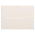 JAM Paper A7 Strathmore Invitation Envelopes, 5.25 x 7.25, Natural White Wove, 25/Pack (44507)