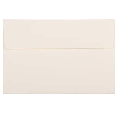 JAM Paper® A8 Strathmore Invitation Envelopes, 5.5 x 8.125, Natural White Linen, 50/Pack (59763I)