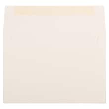 JAM Paper® A8 Strathmore Invitation Envelopes, 5.5 x 8.125, Natural White Linen, 25/Pack (59763)