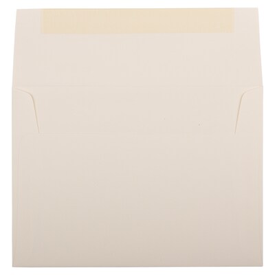 JAM Paper® A7 Strathmore Invitation Envelopes, 5.25 x 7.25, Natural White Linen, Bulk 250/Box (82011