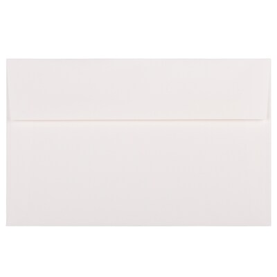 JAM Paper A1 Invitation Envelope, 6 x 9 1/2, Bright White, 50/Pack (93453I)