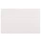 JAM Paper® A10 Strathmore Invitation Envelopes, 6 x 9.5, Bright White Linen, 25/Pack (93453)