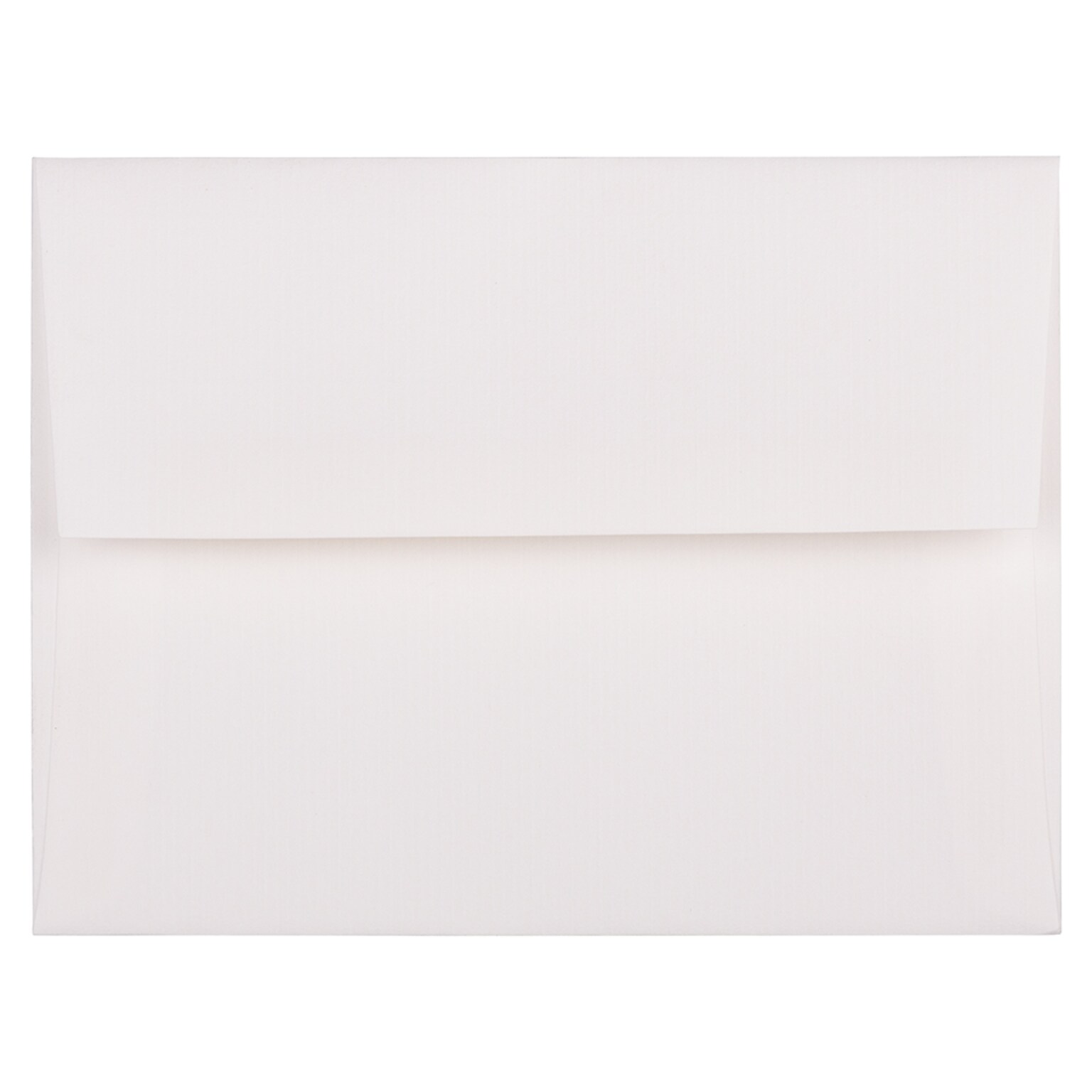 JAM Paper A2 Strathmore Invitation Envelopes, 4.375 x 5.75, Bright White Laid, Bulk 1000/Carton (99118B)