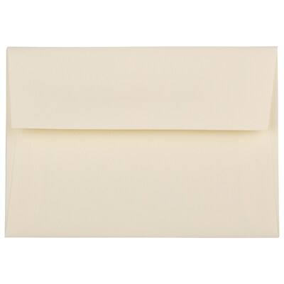 JAM Paper® 4Bar A1 Strathmore Invitation Envelopes, 3.625 x 5.125, Ivory Laid, Bulk 250/Box (9007340