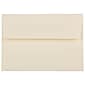 JAM Paper 4Bar A1 Strathmore Invitation Envelopes, 3.625 x 5.125, Ivory Wove, 50/Pack (191133I)