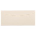 JAM Paper® #10 Business Strathmore Envelopes, 4.125 x 9.5, Ivory Wove, Bulk 1000/Carton (191165B)